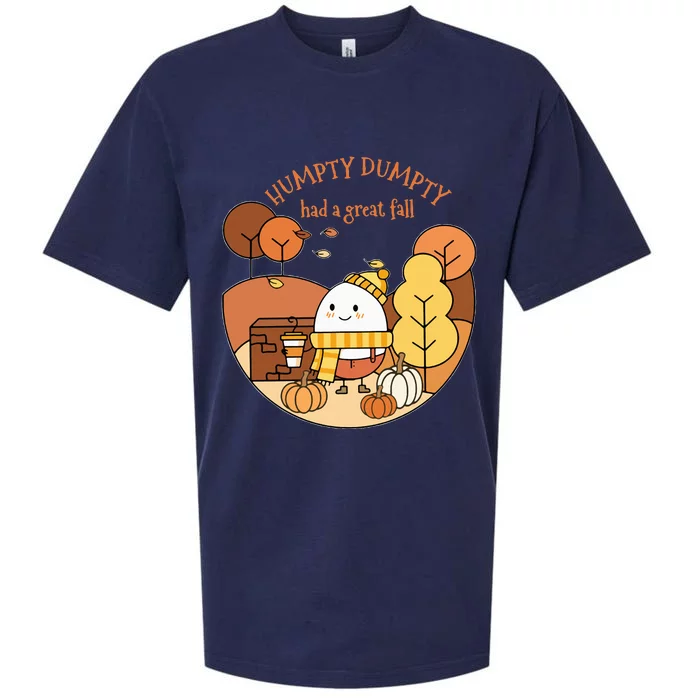 H.umpty D.umpty Had A Great Fall Happy Fall Yall Autumn Gifts Sueded Cloud Jersey T-Shirt