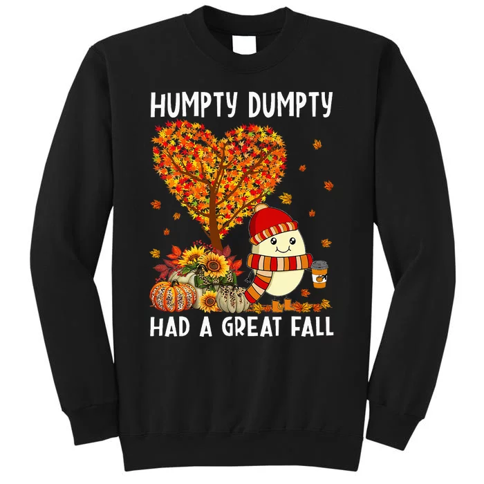 H.umpty D.umpty Had A Great Fall Thanksgiving Autumn Halloween Sweatshirt