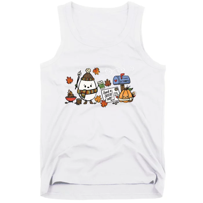 H.umpty D.umpty Had A Great Fall Happy Fall Y'all Thanksgiving Tank Top