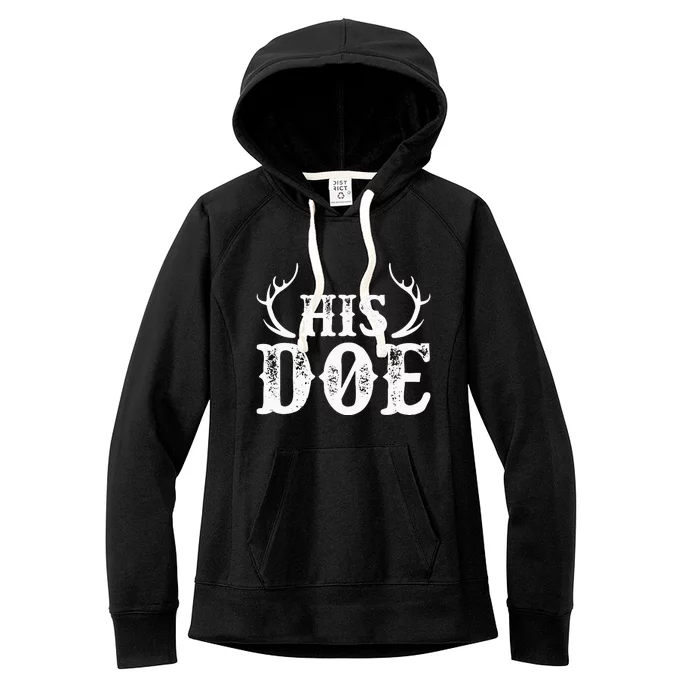 His Doe Her Buck Couples Cute Country Southern Hoodie Women's Fleece Hoodie