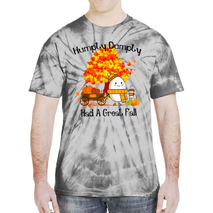 H.Umpty D.Umpty Had A Great Fall Thanksgiving Autumn Tie-Dye T-Shirt