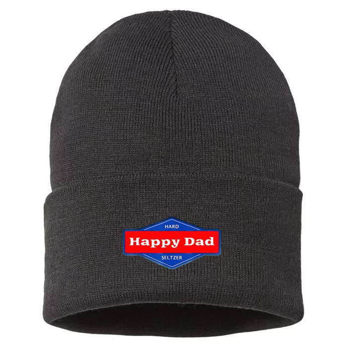 Happy Dad Hard Seltzer Sustainable Knit Beanie