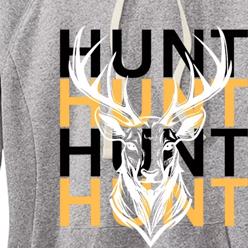 Hunt Deer Hunting Apparel Outdoorsman Women's Fleece Hoodie