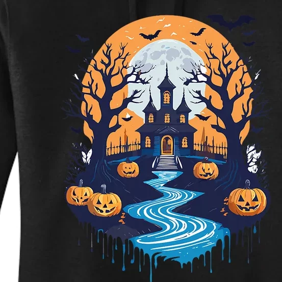 Halloween Design Halloween Trick Or Treating Women's Pullover Hoodie