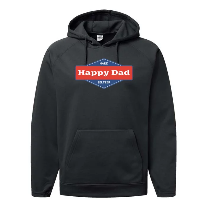 Happy Dad Hard Seltzer Performance Fleece Hoodie