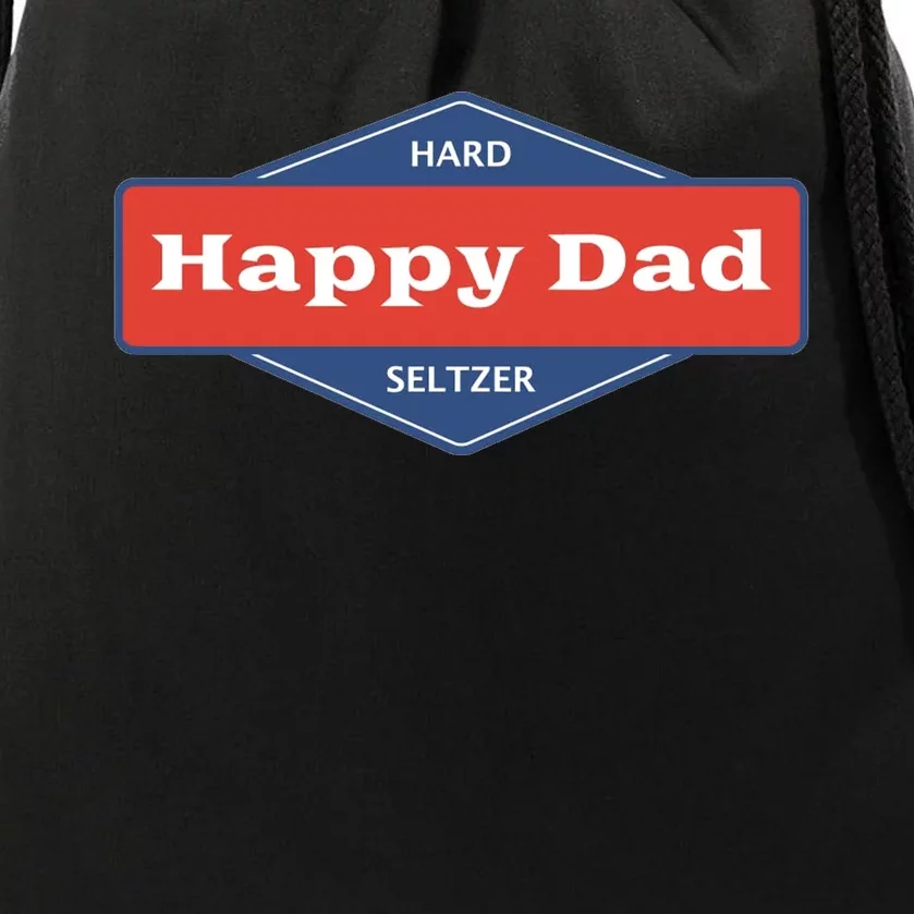 Happy Dad Hard Seltzer Drawstring Bag