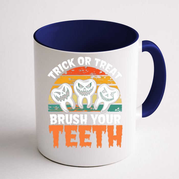 Halloween Dental Hygiene Gift Front & Back Coffee Mug