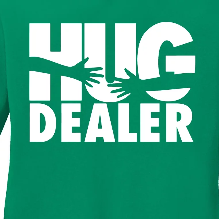 Hug Dealer Ladies Long Sleeve Shirt