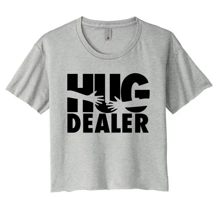 Hug Dealer Women's Crop Top Tee