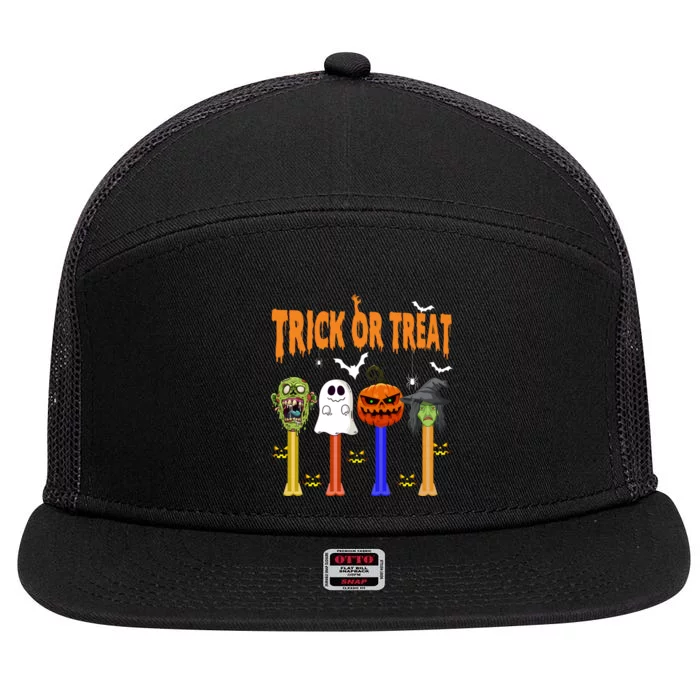 Halloween Dispensers 7 Panel Mesh Trucker Snapback Hat