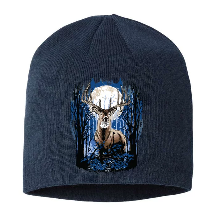 Hunters Deer Hunting Big Whitetail Buck 8 1/2in Sustainable Knit Beanie