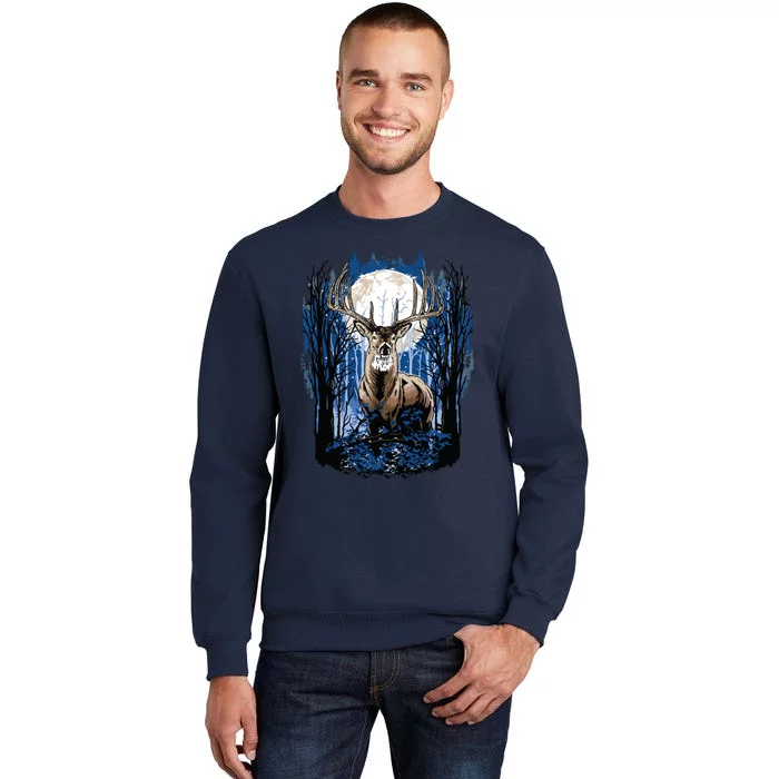 Hunters Deer Hunting Big Whitetail Buck Tall Sweatshirt