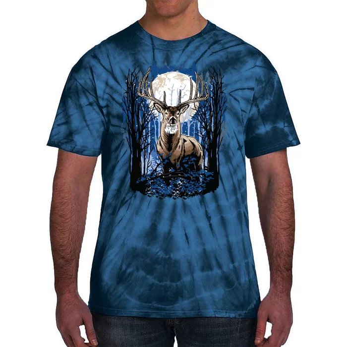 Hunters Deer Hunting Big Whitetail Buck Tie-Dye T-Shirt