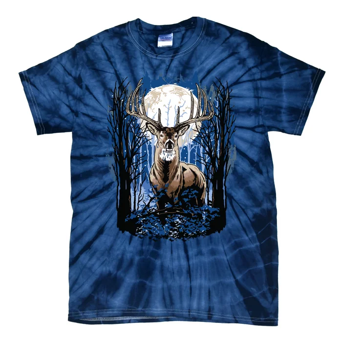 Hunters Deer Hunting Big Whitetail Buck Tie-Dye T-Shirt