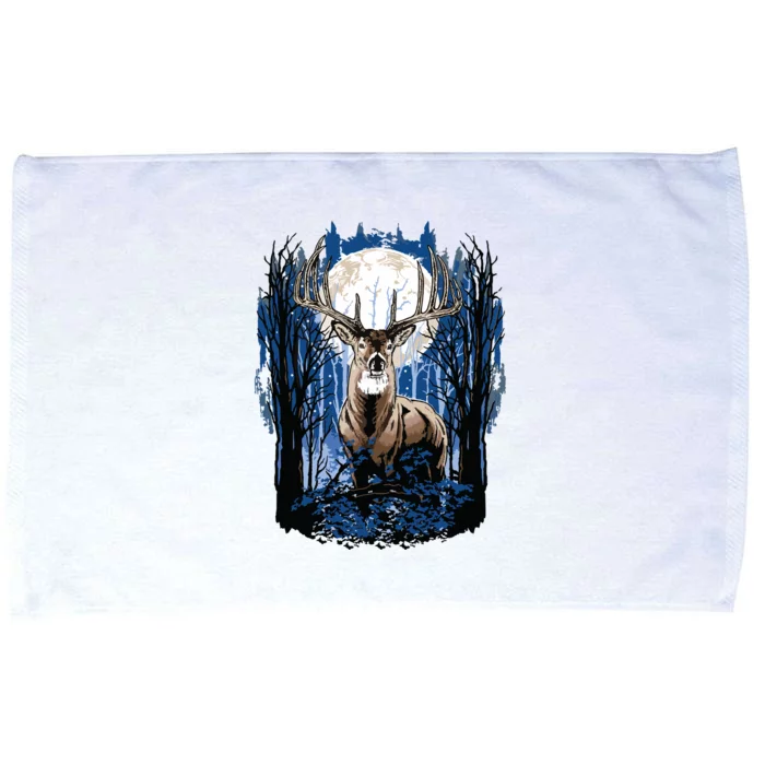 Hunters Deer Hunting Big Whitetail Buck Microfiber Hand Towel