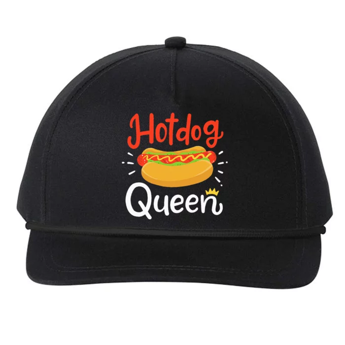 Hot Dog Hotdog Snapback Five-Panel Rope Hat