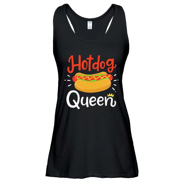 Hot Dog Hotdog Ladies Essential Flowy Tank