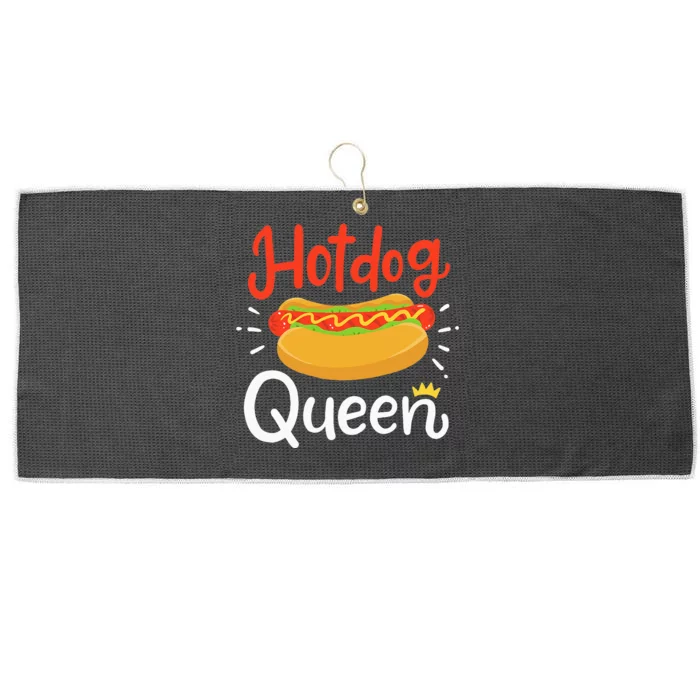 Hot Dog Hotdog Large Microfiber Waffle Golf Towel