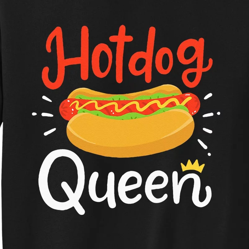 Hot Dog Hotdog Tall Sweatshirt