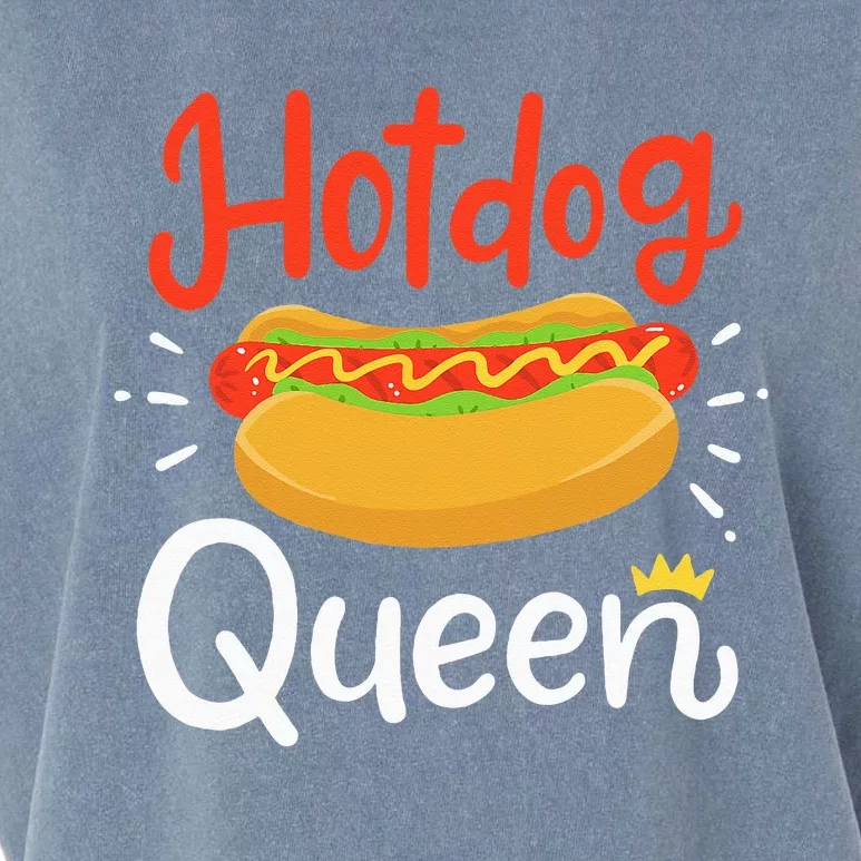 Hot Dog Hotdog Garment-Dyed Women's Muscle Tee