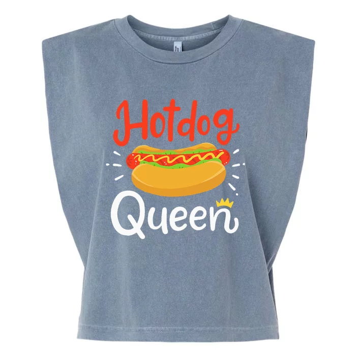 Hot Dog Hotdog Garment-Dyed Women's Muscle Tee