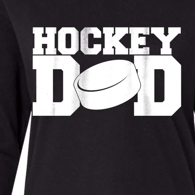 Hockey Dad Womens Cotton Relaxed Long Sleeve T-Shirt