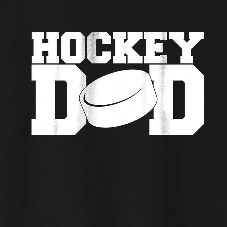 Hockey Dad Women's Crop Top Tee