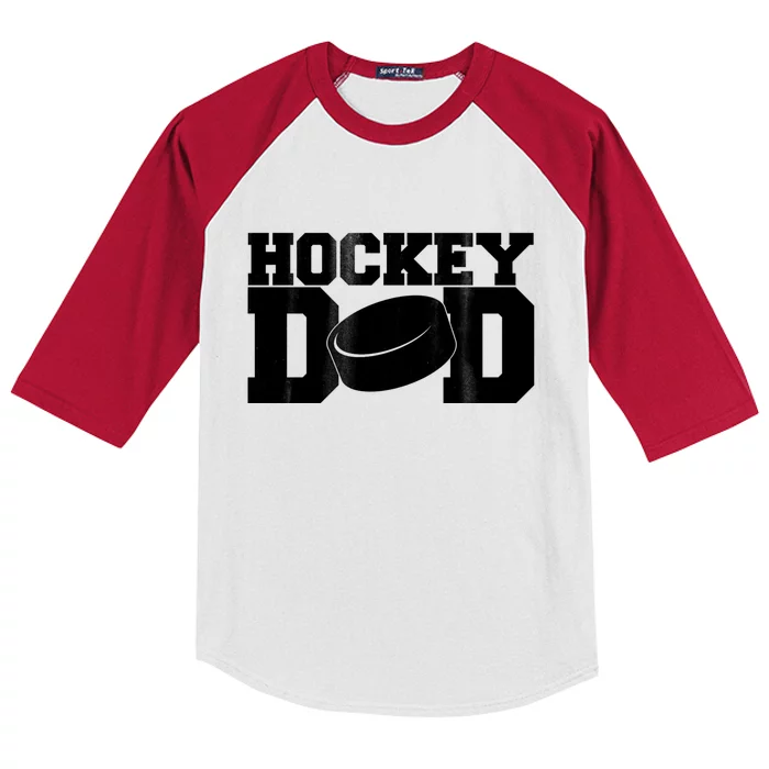 Hockey Dad Kids Colorblock Raglan Jersey