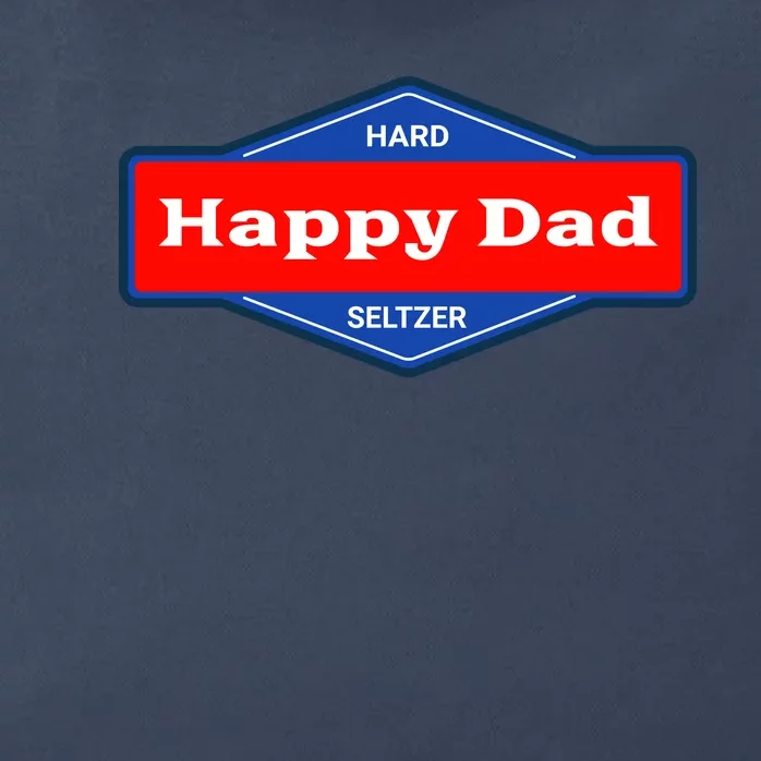 Happy Dad Hard Seltzer Zip Tote Bag