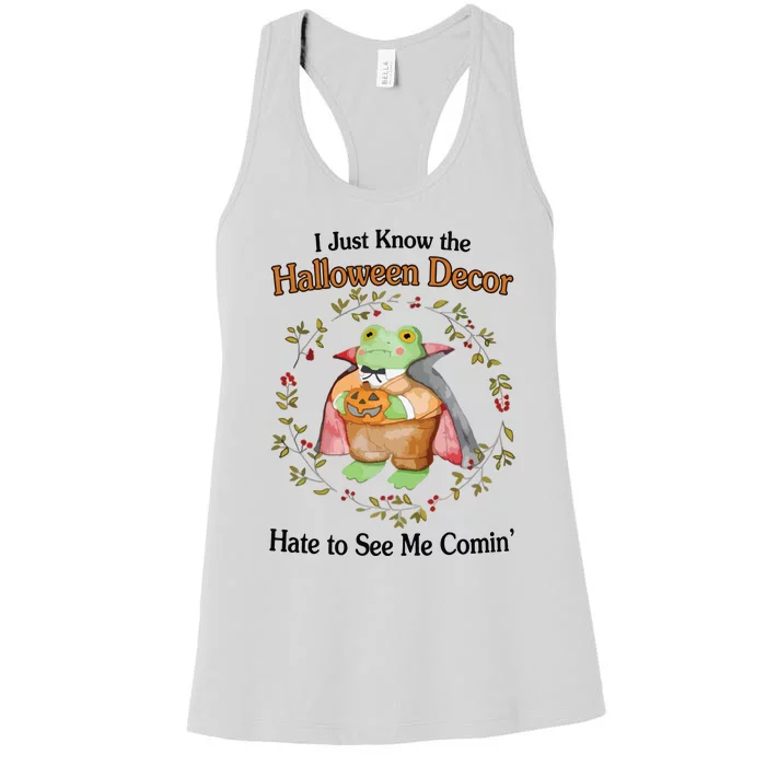 Halloween Decor Women's Racerback Tank