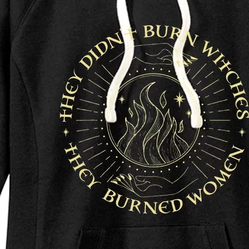 Halloween's Dark History: Witch Burnings Women's Fleece Hoodie