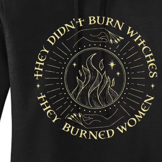 Halloween's Dark History: Witch Burnings Women's Pullover Hoodie