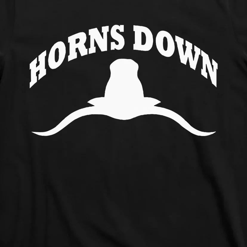 Horns Down Horns Down Texas Tuck Fexas T-Shirt