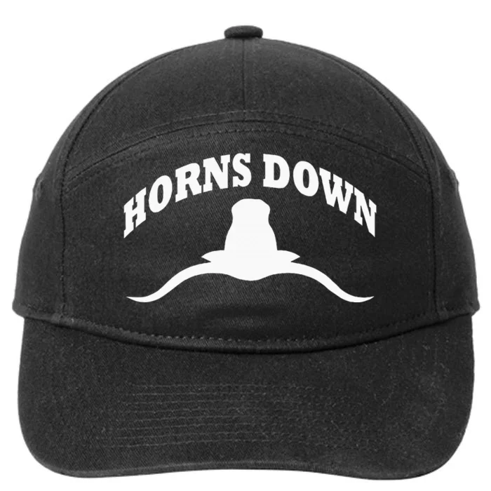 Horns Down Horns Down Texas Tuck Fexas 7-Panel Snapback Hat