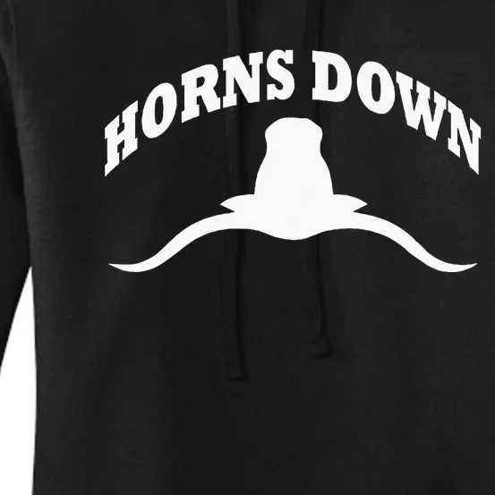 Horns Down Horns Down Texas Tuck Fexas Women's Pullover Hoodie