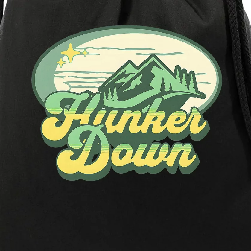 Hunker Down Drawstring Bag