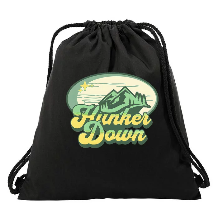 Hunker Down Drawstring Bag