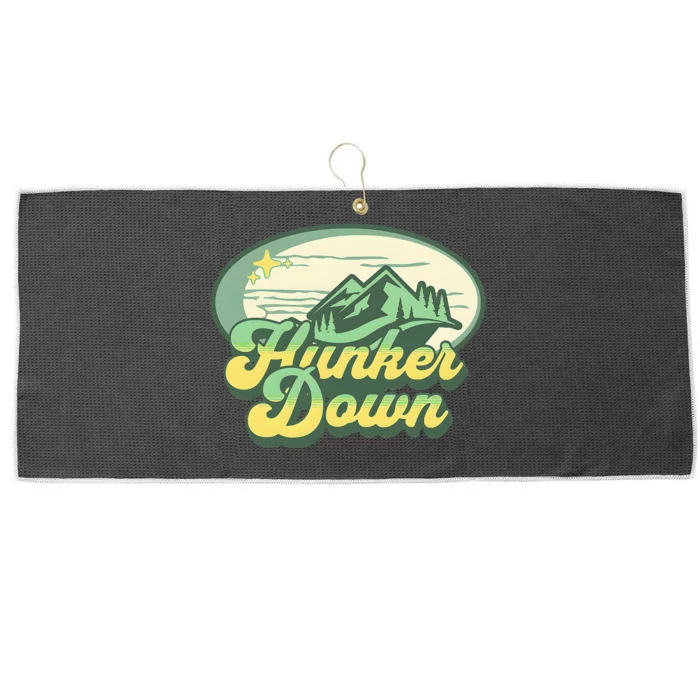 Hunker Down Large Microfiber Waffle Golf Towel