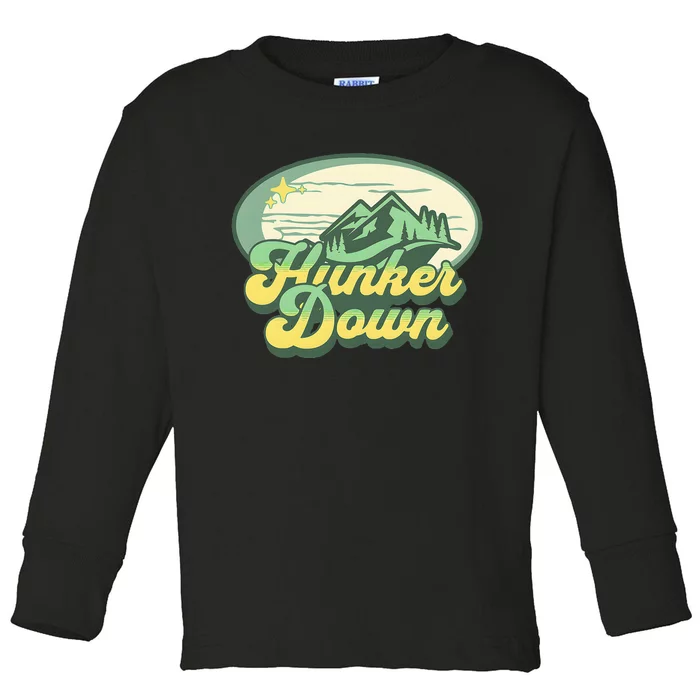 Hunker Down Toddler Long Sleeve Shirt