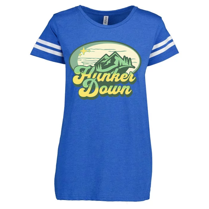 Hunker Down Enza Ladies Jersey Football T-Shirt