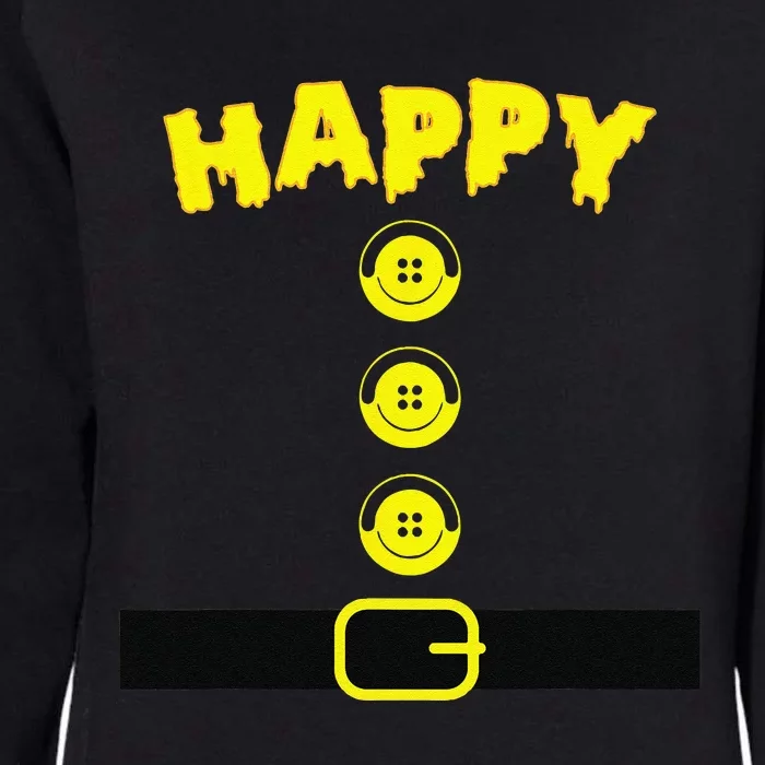 Happy Dwarf Halloween Costume Color Matching Family Dwarf Womens California Wash Sweatshirt