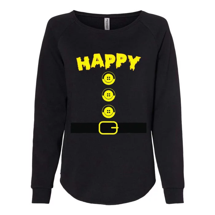 Happy Dwarf Halloween Costume Color Matching Family Dwarf Womens California Wash Sweatshirt