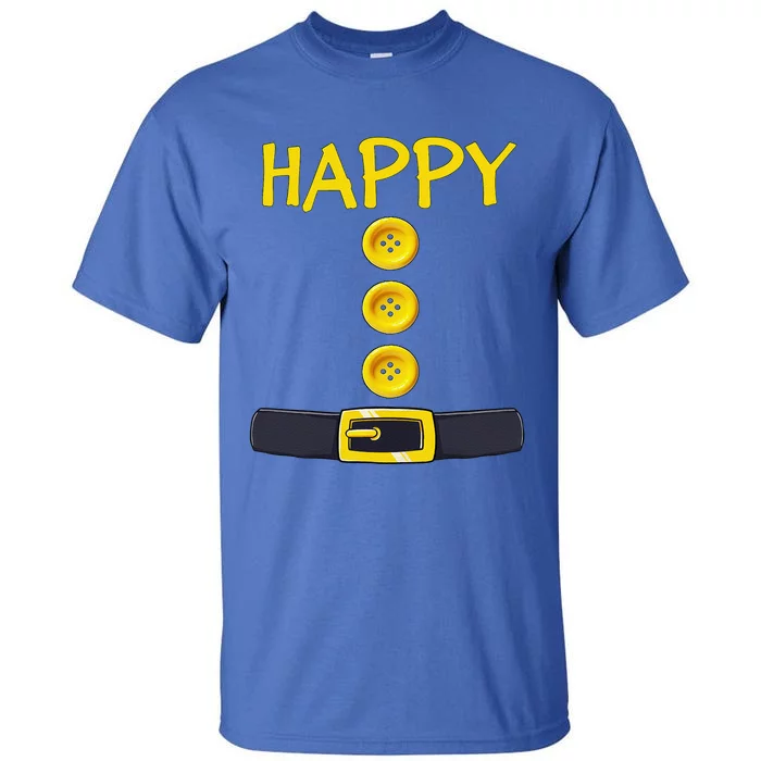 Happy Dwarf Halloween Costume Color Matching Happy Dwarf Tall T-Shirt