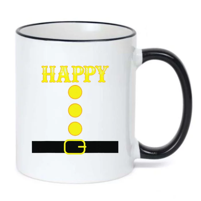 Happy Dwarf Halloween Matching Family Costume Color Happy Black Color Changing Mug