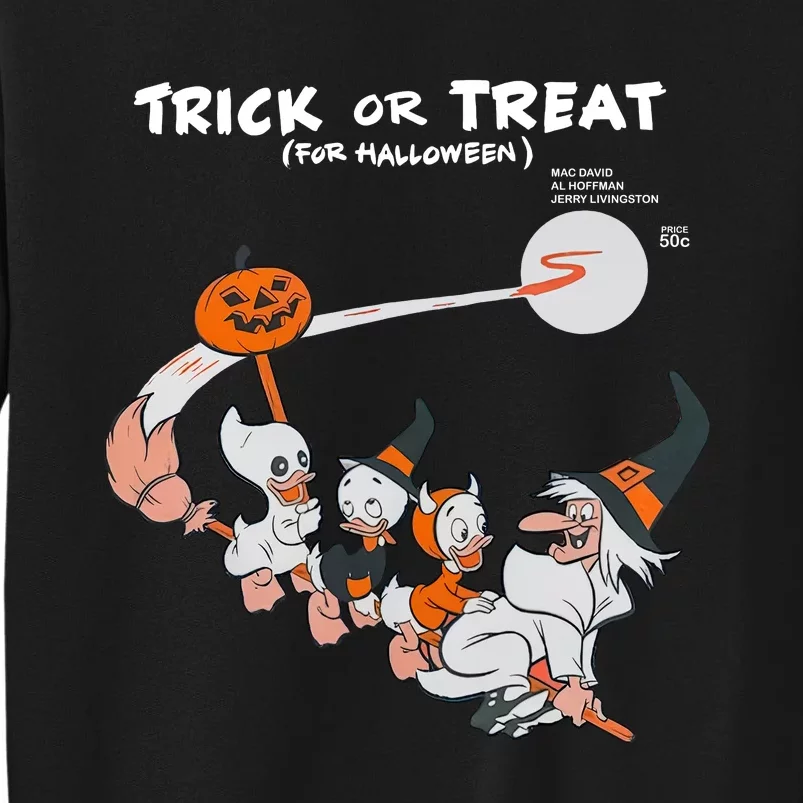 Halloween Ducks Huey Dewey And Louie Trick Or Treat Sweatshirt