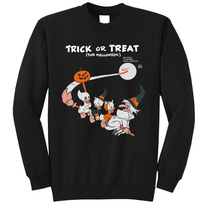 Halloween Ducks Huey Dewey And Louie Trick Or Treat Sweatshirt