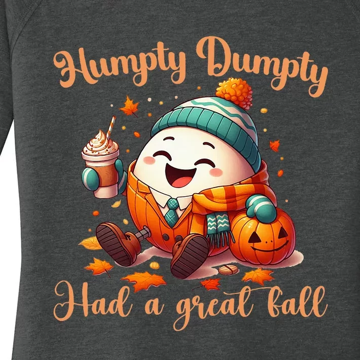 H.U.M.P.T.Y D.U.M.P.T.Y Had A Great Fall Autumn Women's Perfect Tri Tunic Long Sleeve Shirt