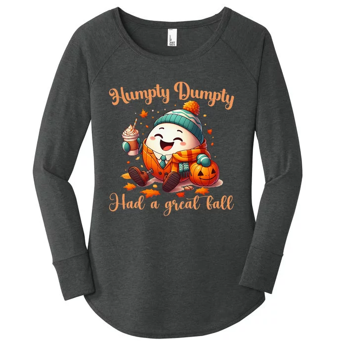 H.U.M.P.T.Y D.U.M.P.T.Y Had A Great Fall Autumn Women's Perfect Tri Tunic Long Sleeve Shirt