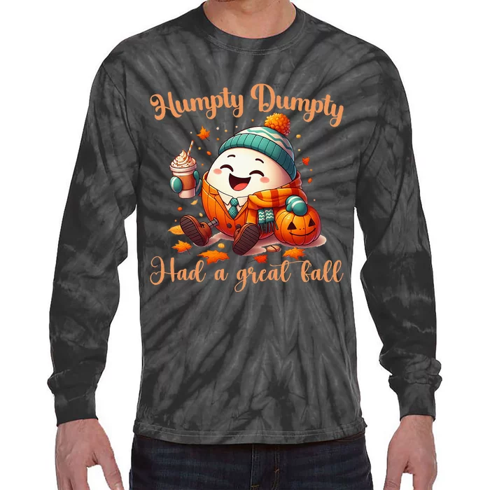 H.U.M.P.T.Y D.U.M.P.T.Y Had A Great Fall Autumn Tie-Dye Long Sleeve Shirt