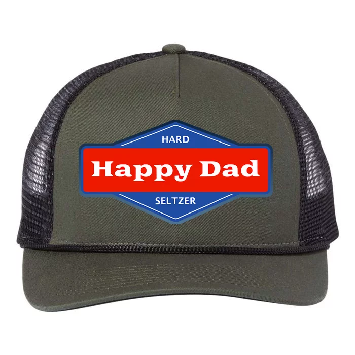 Happy Dad Hard Seltzer Clothing Nelk Retro Rope Trucker Hat Cap